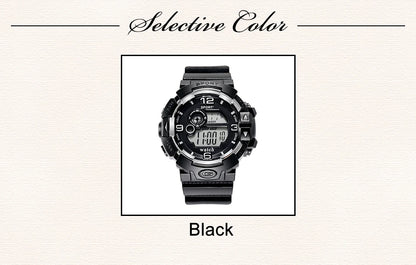 Cool Luminous Men Sport Watch High End Silicone Strap Military Wrist Watch Led Calendar Waterproof Digital Watches