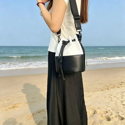 Golf Bucket Bag, Lightweight Fashion Casual Handbag, Portable Single Shoulder Crossbody Pouch for Golf Daily Use