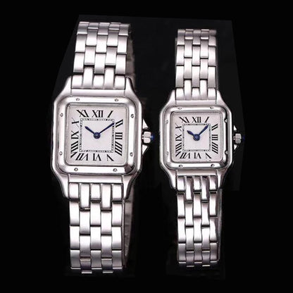 Brand Wrist Watches Women Girl Ladies 22mm 27mm Square Dial Good Quality Steel Band Quartz Luxury Japanese Movement Clock CT13