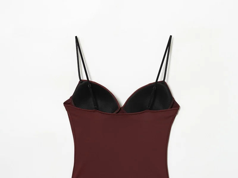 MUJER Sexy Corset Top Women Backless Bra Crop Top Woman Tanks & Camis Slip Tops for Women Sleeveless Bustier Tops Women Camisole