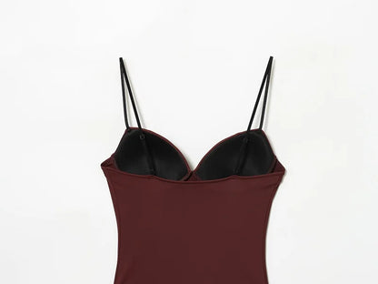 MUJER Sexy Corset Top Women Backless Bra Crop Top Woman Tanks & Camis Slip Tops for Women Sleeveless Bustier Tops Women Camisole
