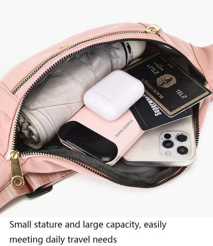 New Women Waist Bags for Women Oxford Leisure Color Chest Bag Shoulder Crossbody Waist Bags Handbags Female Messenger Belt Bags