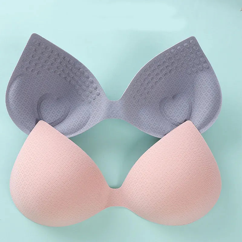 2026 New 1Pair Women Summer Swimsuit Padding Inserts Sponge Foam Bra Pads Chest Cup Breast Bra Bikini Insert Chest Pad
