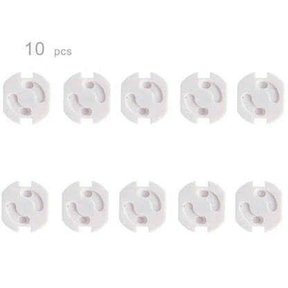 Baby Safety Socket Covers 10pcs Electrical Plastic Outlet Protectors Child Safe Socket Security Protection