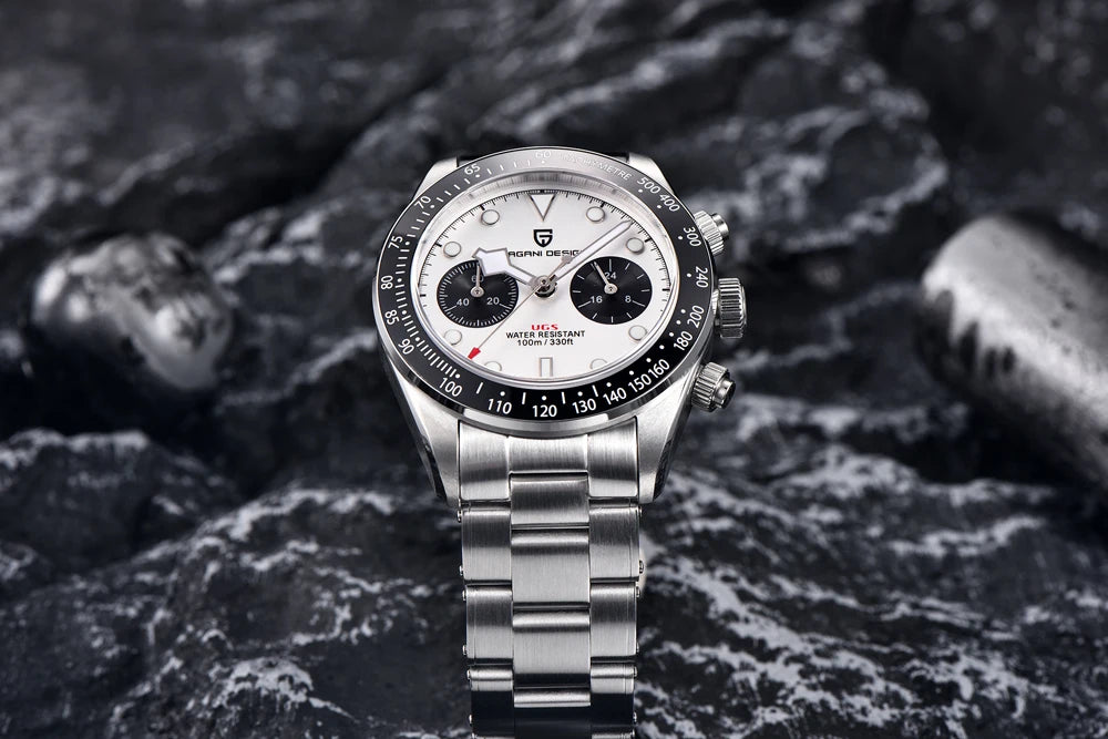 Pagani design Panda retro men's watches 2026 new top business quartz watch men's VK64 chronograph AR Sapphire sports clock reloj