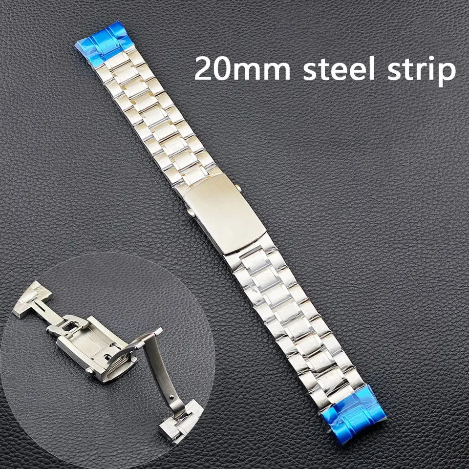 39.7mm MoonSwatch Chronograph Watches Stainless Steel Case Fit VK63 Movement Accessories Sapphire Glass Watch 20mm Strap Moon