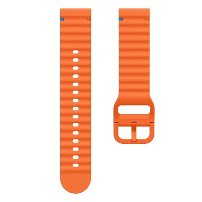 22mm Watch Strap For Xiaomi Watch 2 Pro S4 sport S3 S2 S1 Active/Mi Watch color 2 Smartwatch Watches Band Silicone Wave Bracelet