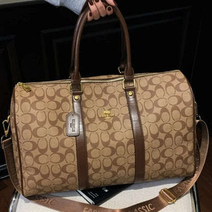Women's Classic Boston Handbag Large Capacity Elegant Travel Duffle Bags for Women Weekend Luggage Travel Shoulder Bag