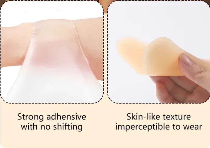Women Invisible Concealer Panties Silicone Reusable for Swimsuit Underwear Camel Toe Leggings Privacy Stickiness Self-Adhesive