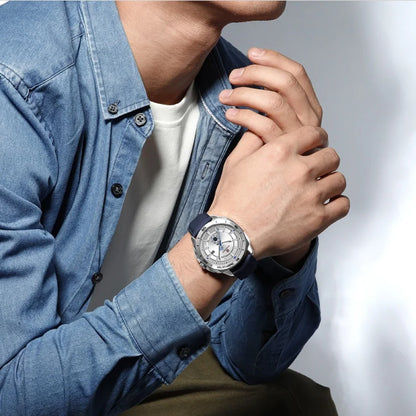 NAVIFORCE 2026 New Men's Watches Leather Quartz Watch Man Casual Sports Day Date Office Normal Male Gift Wristwatch Reloj Hombre