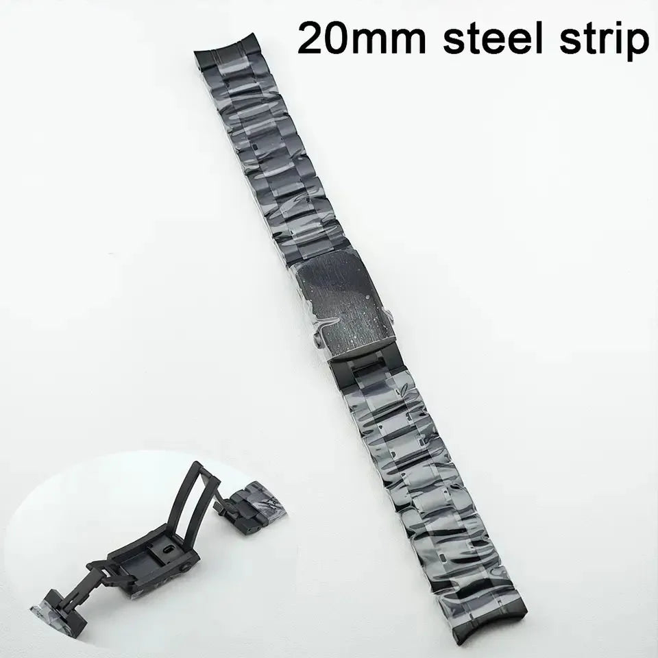 39.7mm MoonSwatch Chronograph Watches Stainless Steel Case Fit VK63 Movement Accessories Sapphire Glass Watch 20mm Strap Moon
