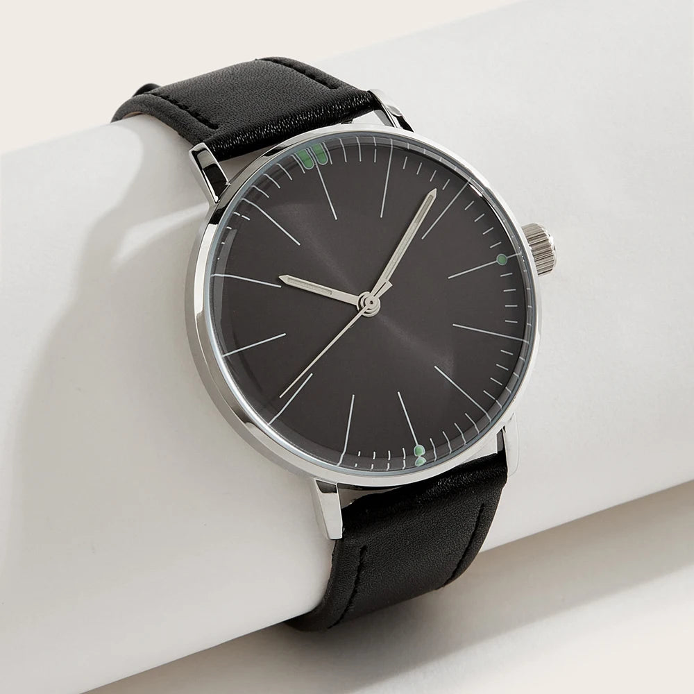 Vintage Mechanical Watches Men Minimalist Dial Automatic Wristwatch Man Hat Glass Drop Shipping Timepieces