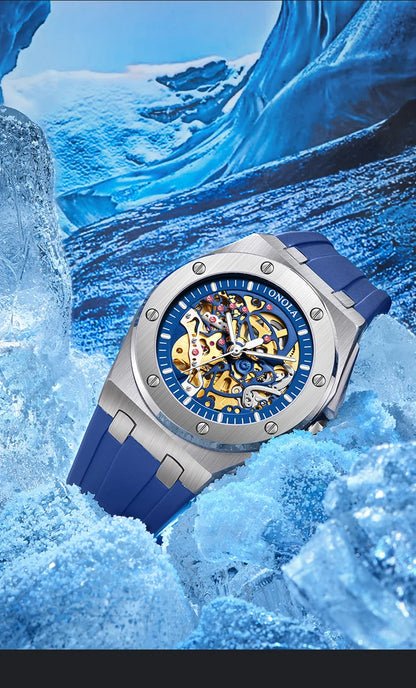ONOLA Watch Top Brand Luxury Sports Men Wristwatch Waterproof  Automatic Mechanical Watches Relogio Masculino