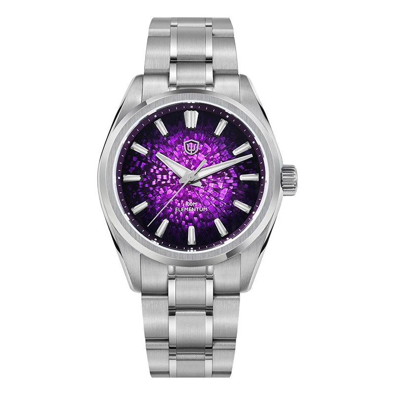 Watchdives 38mm Men Quartz Watch VH31 Sweep Seconds Movement ice Crystal Titanium Waterproof Watches WD0003B WD0003C WD0003D