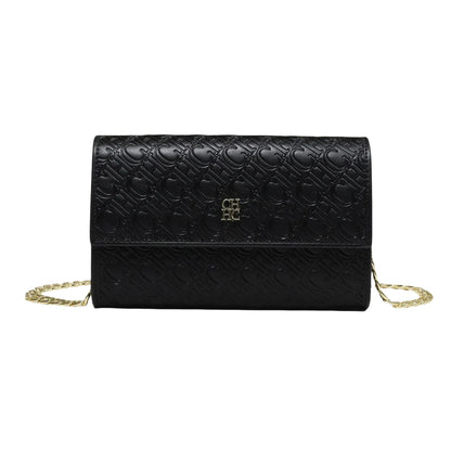 CH Fashion Women's Shoulder Bag with Letter Printing Design 2025 Festival Essential Versatile Women's Chain Bag