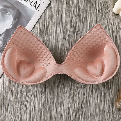 2026 New 1Pair Women Summer Swimsuit Padding Inserts Sponge Foam Bra Pads Chest Cup Breast Bra Bikini Insert Chest Pad