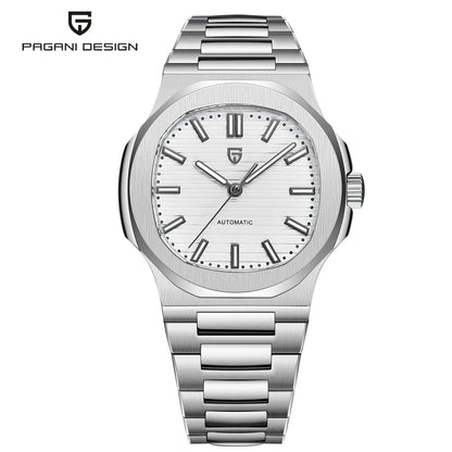 PAGANI DESIGN Top Luxury Automatic Watch For Men Mechanical Watches Men Sports Waterproof Sapphire Stainless Steel Reloj Hombre
