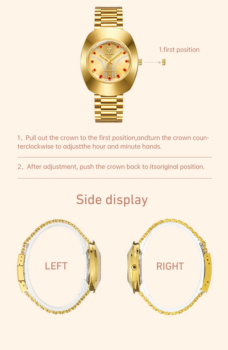 Fashion Brand Men's watches Women's Quartz watch Female Waterproof Luxury Wristwatch Relogio Feminino Casual Male Clock L1021