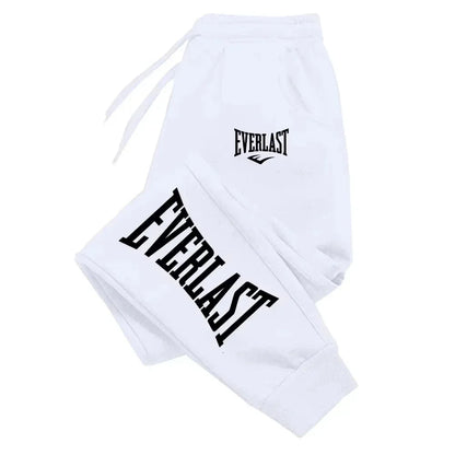 EVERLAST Men Women Jogging Sweatpants Running Trousers Fleece Streetwear Sport Oversized Jogger Sweat Pants 2025 Clothing