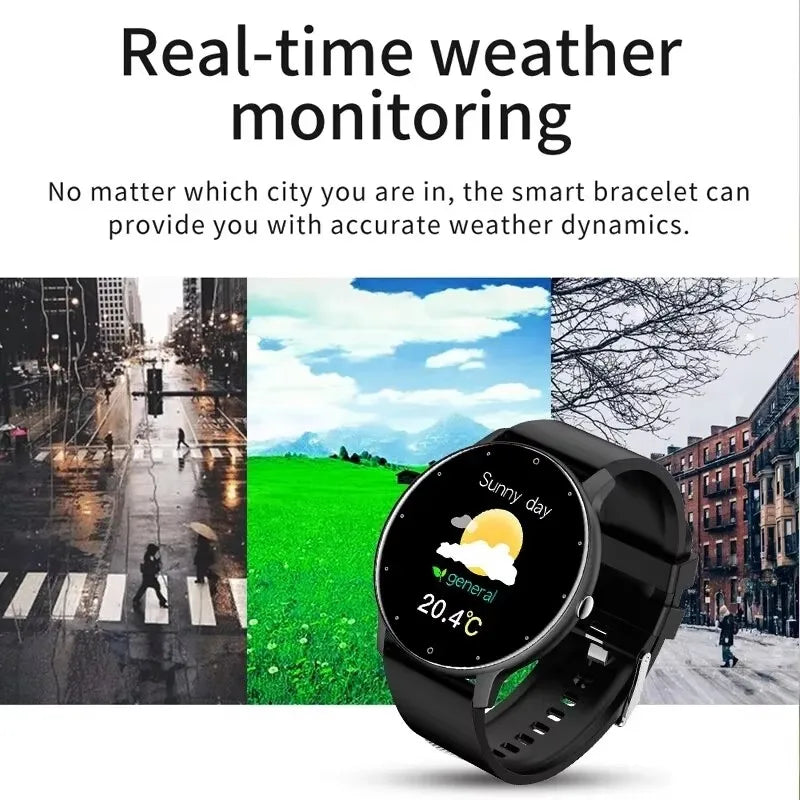 LIGE New Smart Watch Men Sports Fitness Watches Heart Rate Full Touch Screen Bluetooth Call 2026 New Ultra Light Smartwatch Men