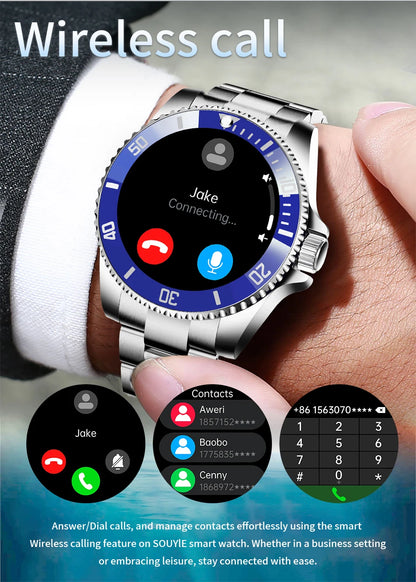 New 2026 Style Luxury Smart Watch Dials Answer Call For Men Waterproof Sport Digital Business Smart Watches For Gift Smart Band