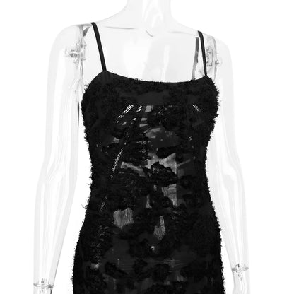 Ashgaily White Dress Women Halter Cotton Long Dress Lace Elegant Party Outfits Ladies Sexy Club Clothes