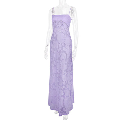 Ashgaily White Dress Women Halter Cotton Long Dress Lace Elegant Party Outfits Ladies Sexy Club Clothes