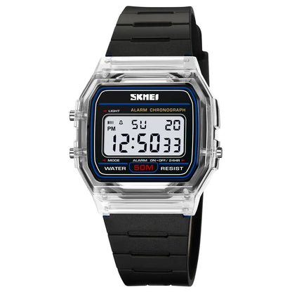 SKMEI 2056 Waterproof Sports Watch for Men Women Electronic Countdown Boy Girl Digital Date Wristwatches Woman Reloj Masculino