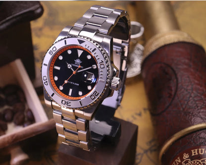 ADDIESDIVE Men's Watch BGW9 Super Luminous 316L Stainless Steel 20Bar Diving Quartz Steel Watches