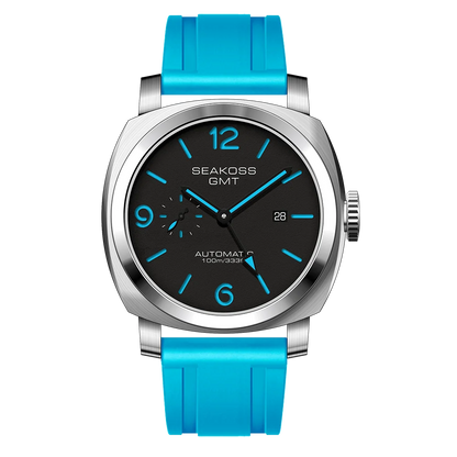 SEAKOSS GMT Diving Automatic Mechanical Watches Men 1963 ST2557 Seagull Movement 316L Super Luminous Calendar 10Bar Wristwatches