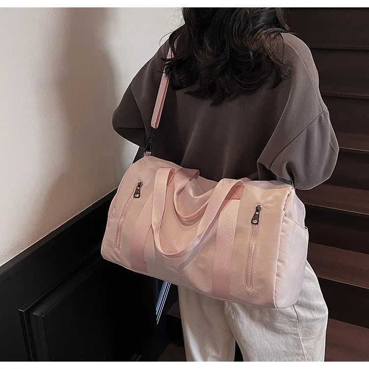 Fashion Travel Bags For Women Large Capacity Men's Sports bag Waterproof Weekend Sac Voyage Female Messenger Bag Dry And Wet