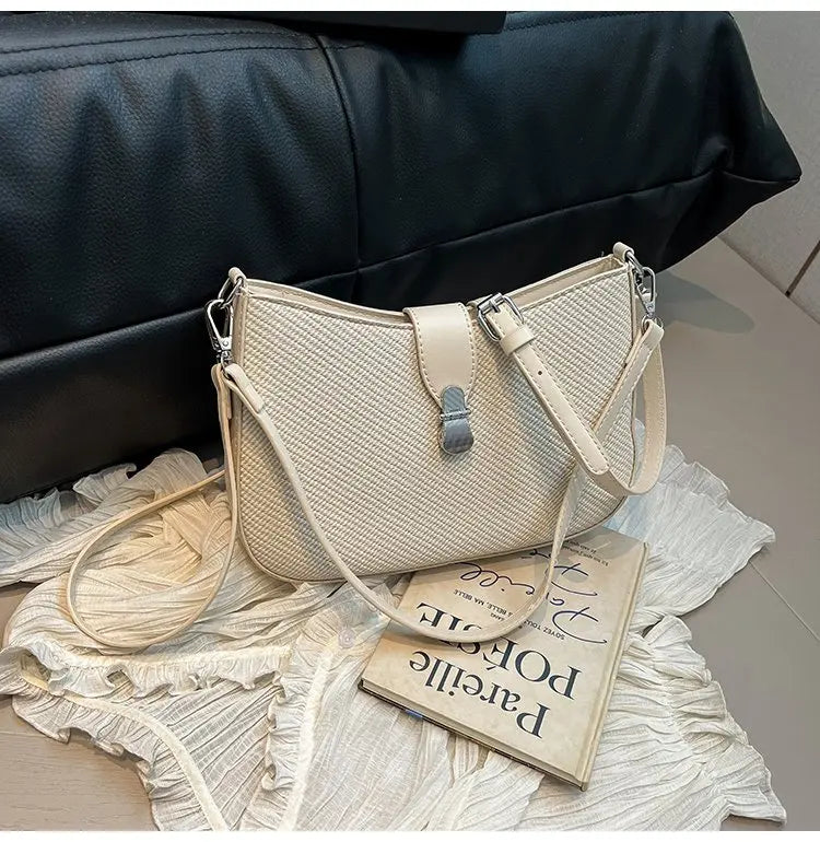 Large Capacity Diaper Bag For Women High-End Minimalist Leather Backpack Stylish Casual Unique Design Commuter
