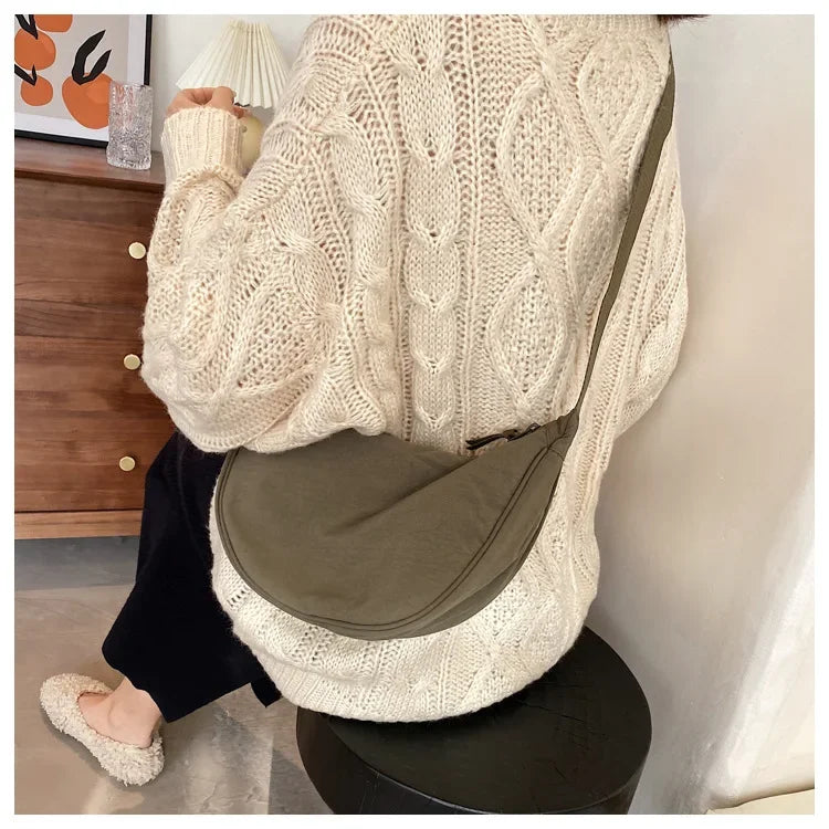 Convenient casual nylon women's crossbody bag shoulder bag large capacity handbag women's travel shopping bag women's wallet
