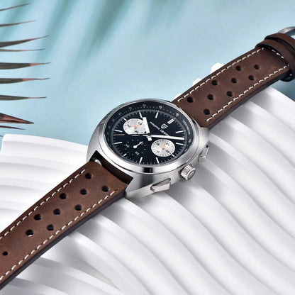 2026 New PAGANI DESIGN Mens Panda Watches Luxury Quartz Watch For Men Chronograph Wristwatches AR Sapphire Leather Luminous Gift