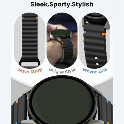22mm Watch Strap For Xiaomi Watch 2 Pro S4 sport S3 S2 S1 Active/Mi Watch color 2 Smartwatch Watches Band Silicone Wave Bracelet