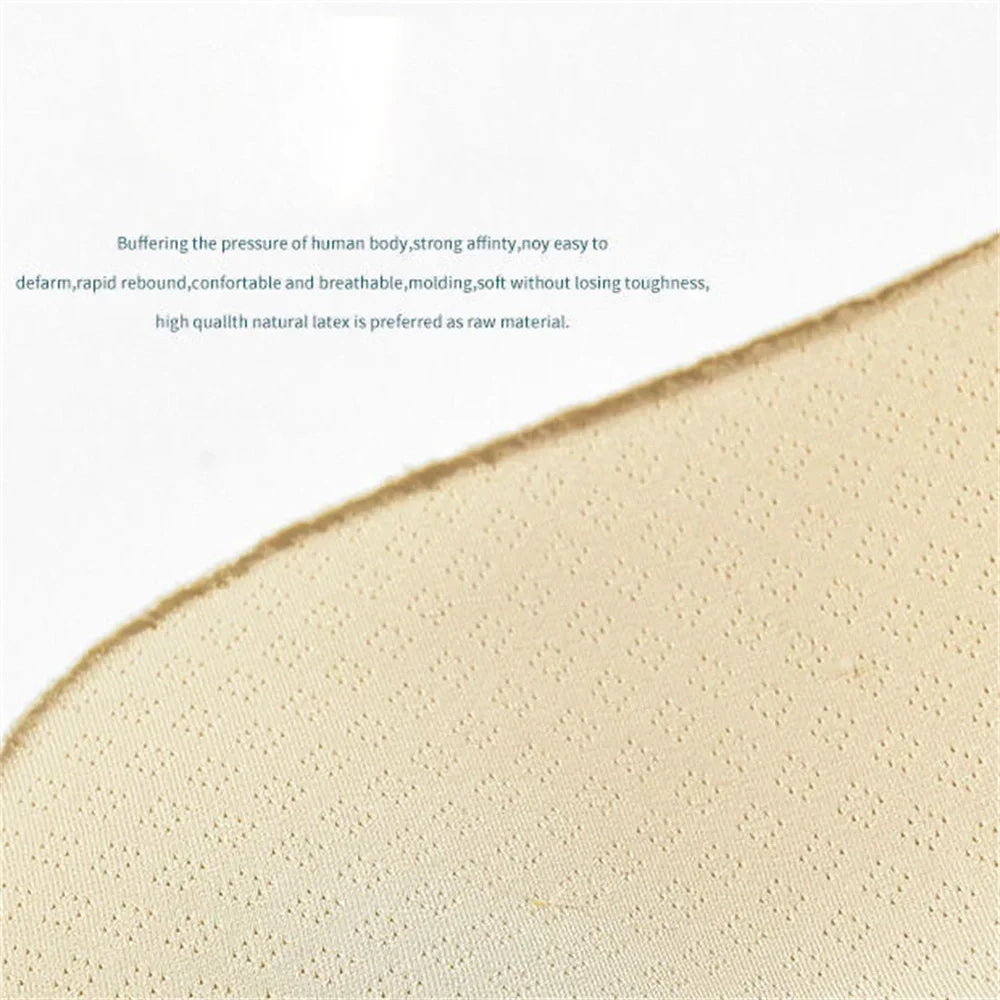 2PCS Thick Push Up Bra Pads - Latex Removable Breast Enhancer Inserts for Swimsuit, Bikini, Lingerie & Sports Bras (S/M/L)