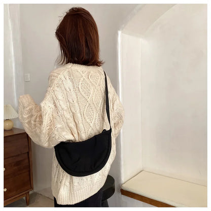 Convenient casual nylon women's crossbody bag shoulder bag large capacity handbag women's travel shopping bag women's wallet