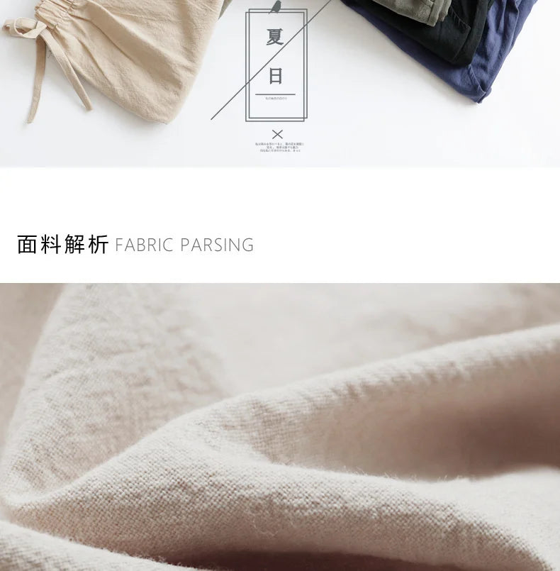 Summer Cotton Linen Shorts Women High Waist Oversize Shorts Short Pants Women Fashion Casual Sports Shorts Female S-XL