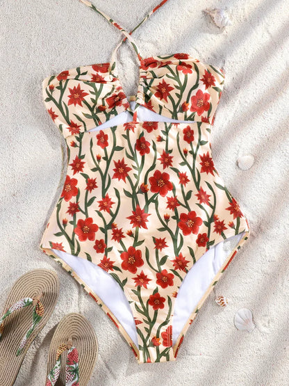 Halter Extreme Bikini for Women Green Swimwear Bandage Micro Thong Bikini Beach Wear Bathing Suit Female 2026 Swimsuit