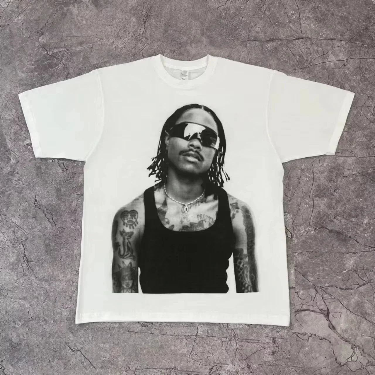 Rapper Frank Retro Graphic T Shirt Men's Hip Hop Ocean Album Clothing T-Shirts Y2k Unisex Blond Fashion Oversized Cotton T-shirt