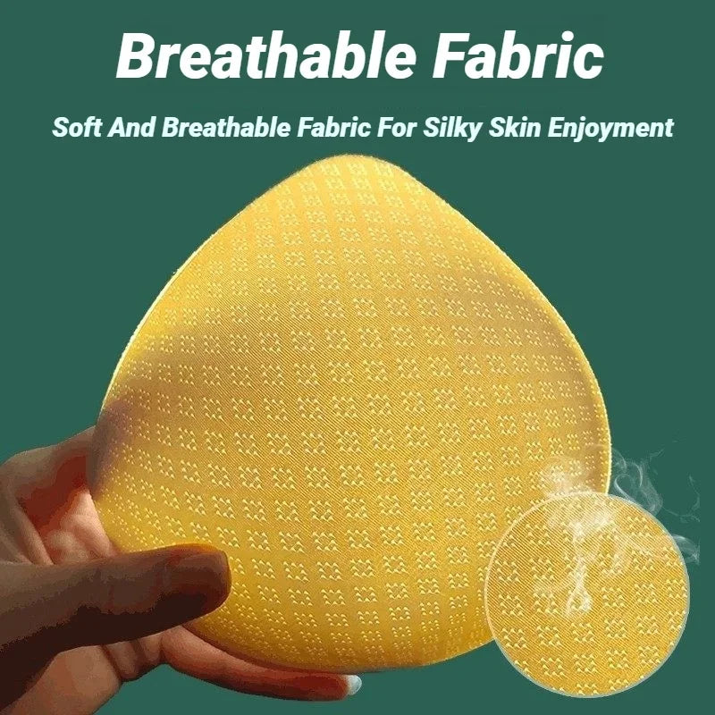 Thick Invisible Bra Pads Inserts Women Underwear Breast Lift Breathable Sponge Padded Pad Lining Swimsuit Insert  Triangle