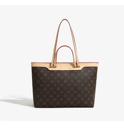 2026 New Women's Retro Casual Tote Bags - Large Capacity Color Block Handbags Versatile Trendy Shoulder Bags for Daily & Commute