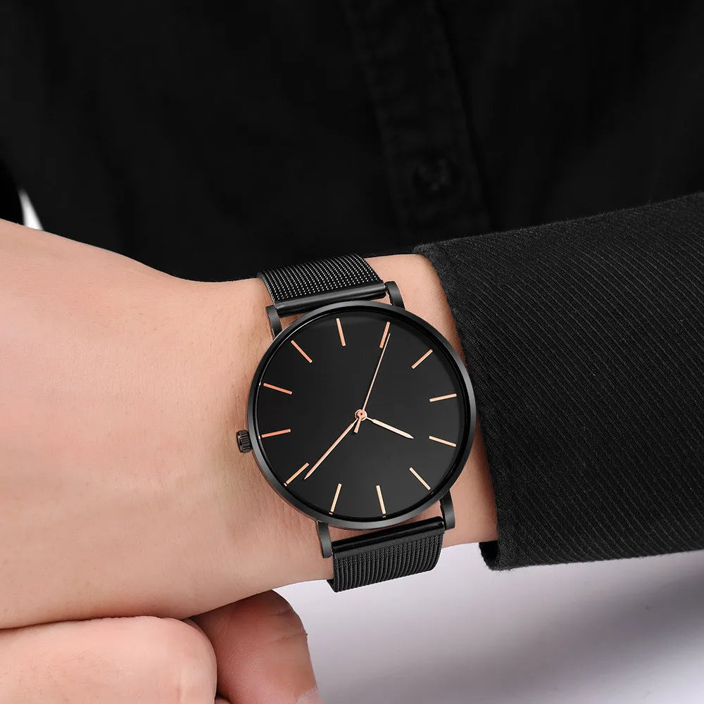 Top Brand Women's Watches Luxury Metal Mesh Simple Quartz Watches Fashion Elegant Rose Gold Ladies Wristwatch Clock Reloj Mujer