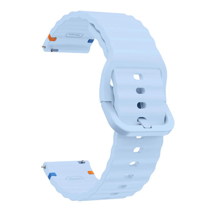 22mm Watch Strap For Xiaomi Watch 2 Pro S4 sport S3 S2 S1 Active/Mi Watch color 2 Smartwatch Watches Band Silicone Wave Bracelet