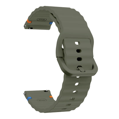 22mm Watch Strap For Xiaomi Watch 2 Pro S4 sport S3 S2 S1 Active/Mi Watch color 2 Smartwatch Watches Band Silicone Wave Bracelet