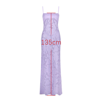 Ashgaily White Dress Women Halter Cotton Long Dress Lace Elegant Party Outfits Ladies Sexy Club Clothes