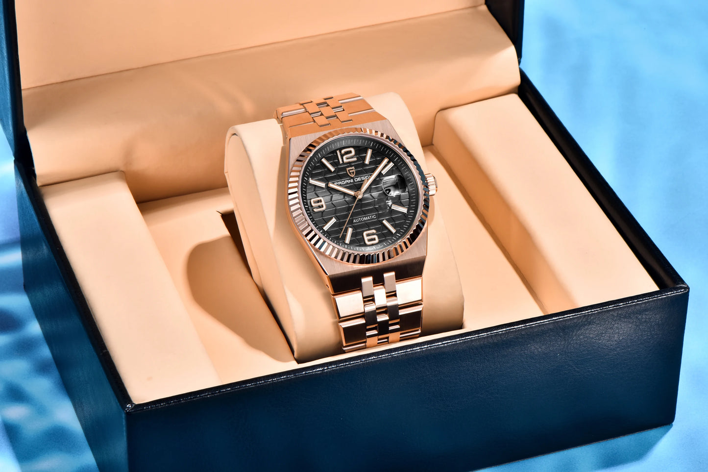 PAGANI DESIGN Watches Luxury Retro Mechanical Watches For Men Sapphire Glass New Waterproof Luminous Stainless Steel Men's Watch