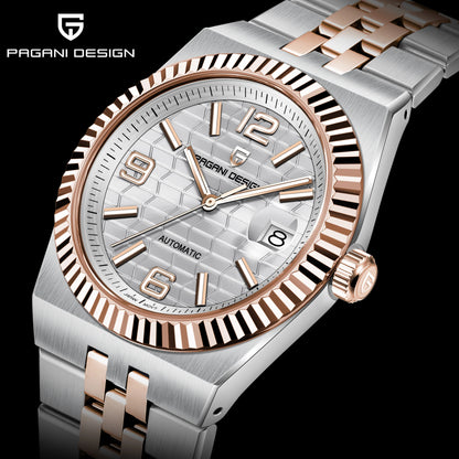 PAGANI DESIGN Watches Luxury Retro Mechanical Watches For Men Sapphire Glass New Waterproof Luminous Stainless Steel Men's Watch