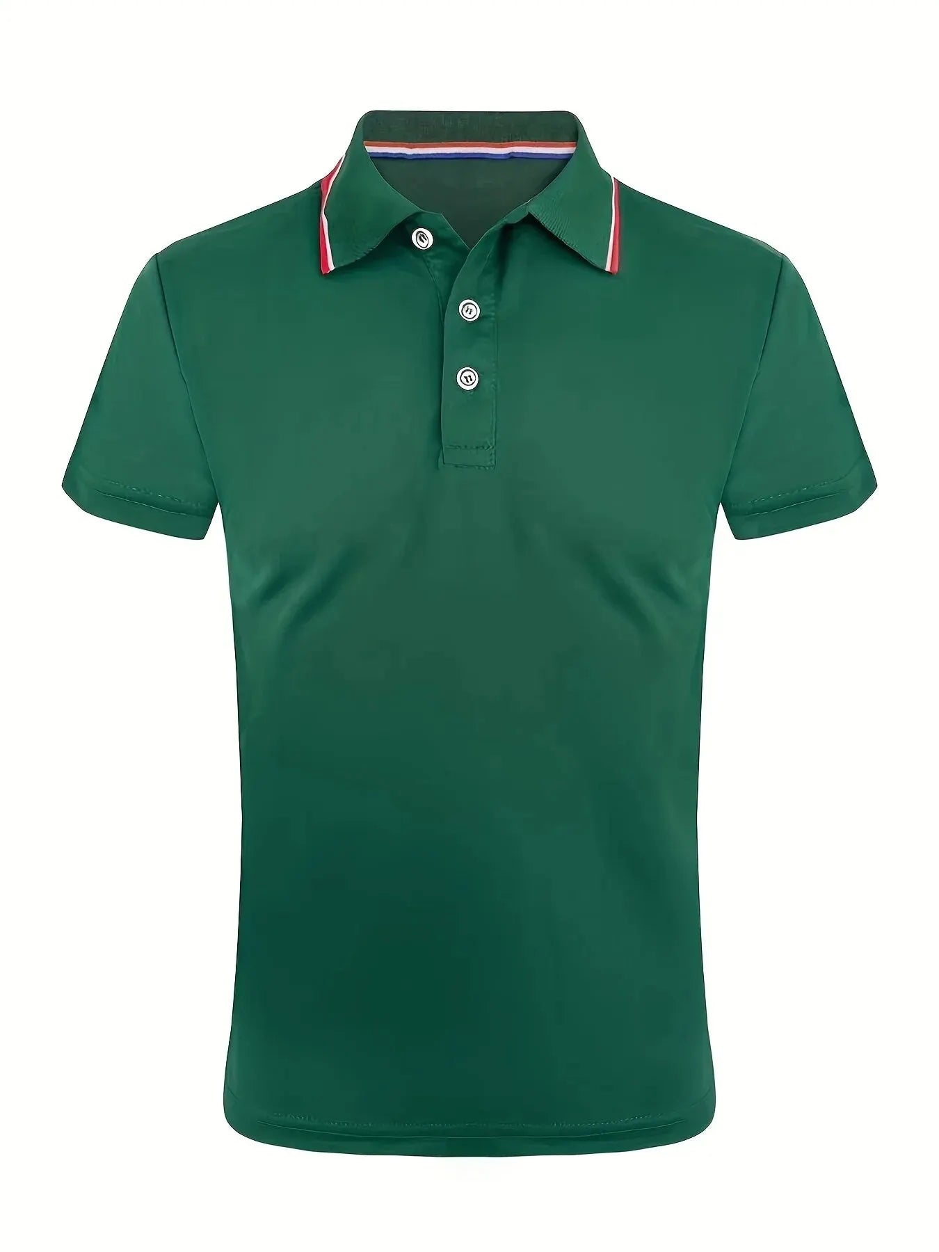2025 Hot Sale Men's Summer Casual Breathable Comfortable Polo Shirt Men's Solid Color High Quality Short Sleeve T-Shirt