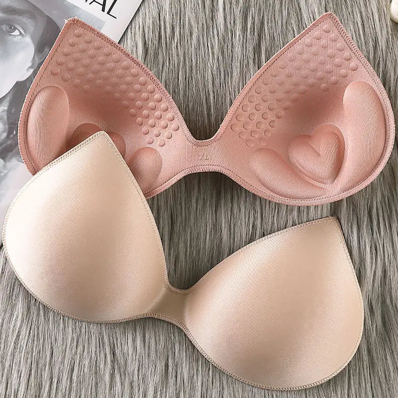 2026 New 1Pair Women Summer Swimsuit Padding Inserts Sponge Foam Bra Pads Chest Cup Breast Bra Bikini Insert Chest Pad